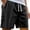 Black, variant on Shorts for Men Athletic Loose Fit Joggers Walking Shorts Comfy Quick Dry Summer Clothes Clothes for Men