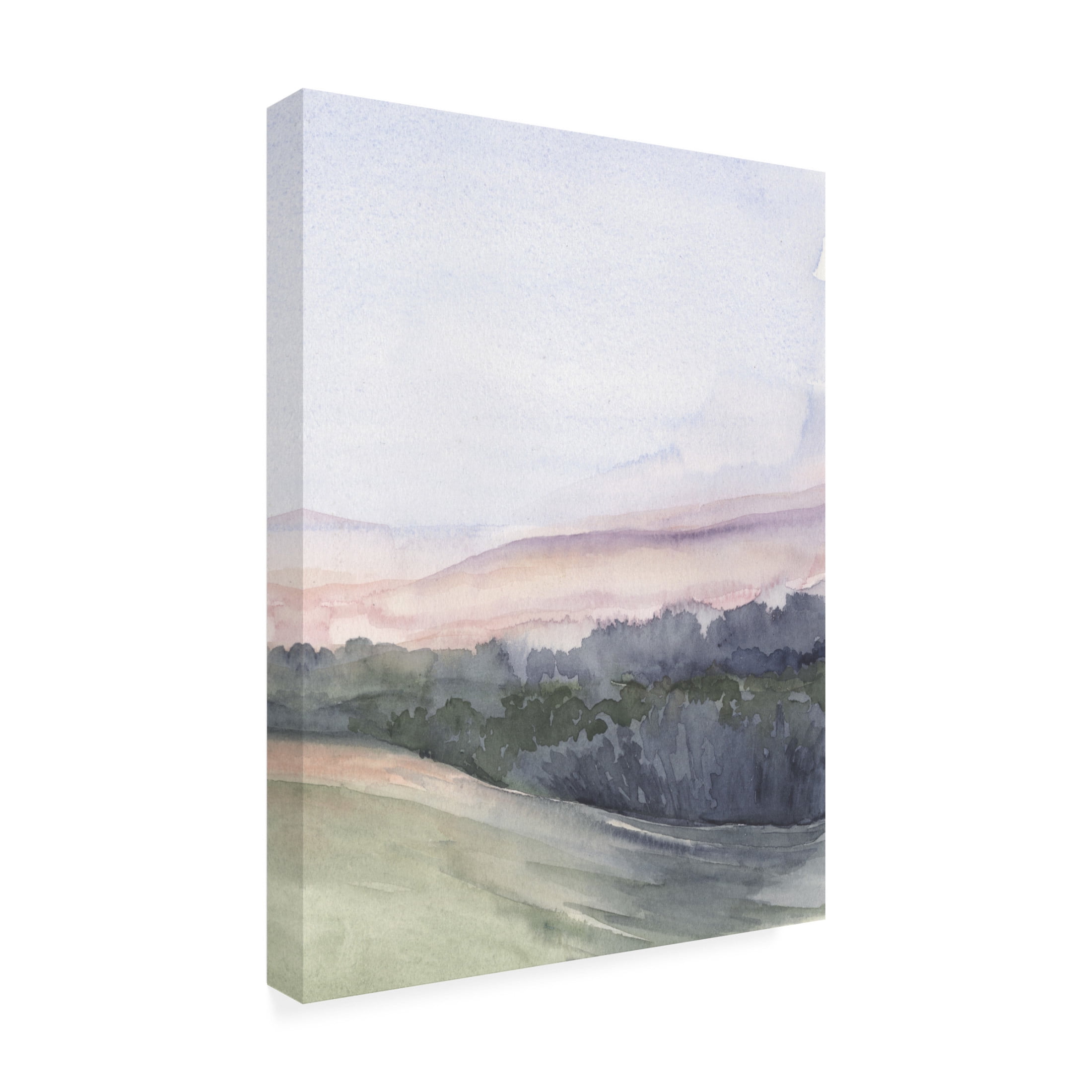 Canvas Wall Art - Jennifer Paxton Parker 'Blue Ridge Sunrise II' Wall Art for Living Room, Bedroom, or Office Décor by Trademark Fine Art - 14 x 19 Inches