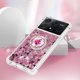 thumbnail image 5 of Funda para Xiaomi Poco X6 Pro 5G con Brillo Líquido Flotante, Purpurina, Parachoques y Anillo Giratorio Soporte, 5 of 5