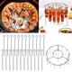 thumbnail image 1 of Rejilla de brochetas de parrilla colgante Air Fryer | Barra de barbacoa vertical de doble capa de acero inoxidable | Accesorios compactos para barbacoa de acero 304 de 15,5 cm | Estante multiusos, 1 of 7