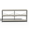 thumbnail image 4 of TY Arts & Culture Console Table 71.1" Entryway Table Wood Sofa Table TV Stand for TV up to 75" Storage Shelves, 4 of 14