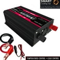thumbnail image 4 of Arealer 4000W Peak Power Modified Sine Inverter LED Display 300W Rated Power Inverter DC to AC Converter High Frequency Car Power Inverter with 2 USB Port AC Socket, 4 of 7