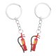 thumbnail image 4 of 2 uds llavero de bombero llavero de bombero bolsa de bombero colgante colgante de extintor de incendios, 4 of 4