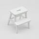 thumbnail image 4 of Silla de casa de muñecas, accesorios en miniatura, sillas modelo para habitación infantil. Blanco, 4 of 8