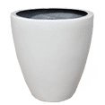 thumbnail image 1 of Maceta de Fibra de Vidrio FibraFormas Bullet Grande Blanco, 1 of 5