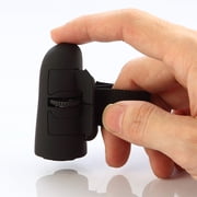 PRINxy 2.4G Wireless Mouse Creative Wireless Finger Lazy Mouse Computer Phone Tablet Ring Mini Mouse Electronics Gadgets Computer Accessories Black