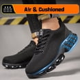 thumbnail image 4 of Zapatos con punta de acero TANIELD Zapatos de seguridad ligeros para hombre, 4 of 7