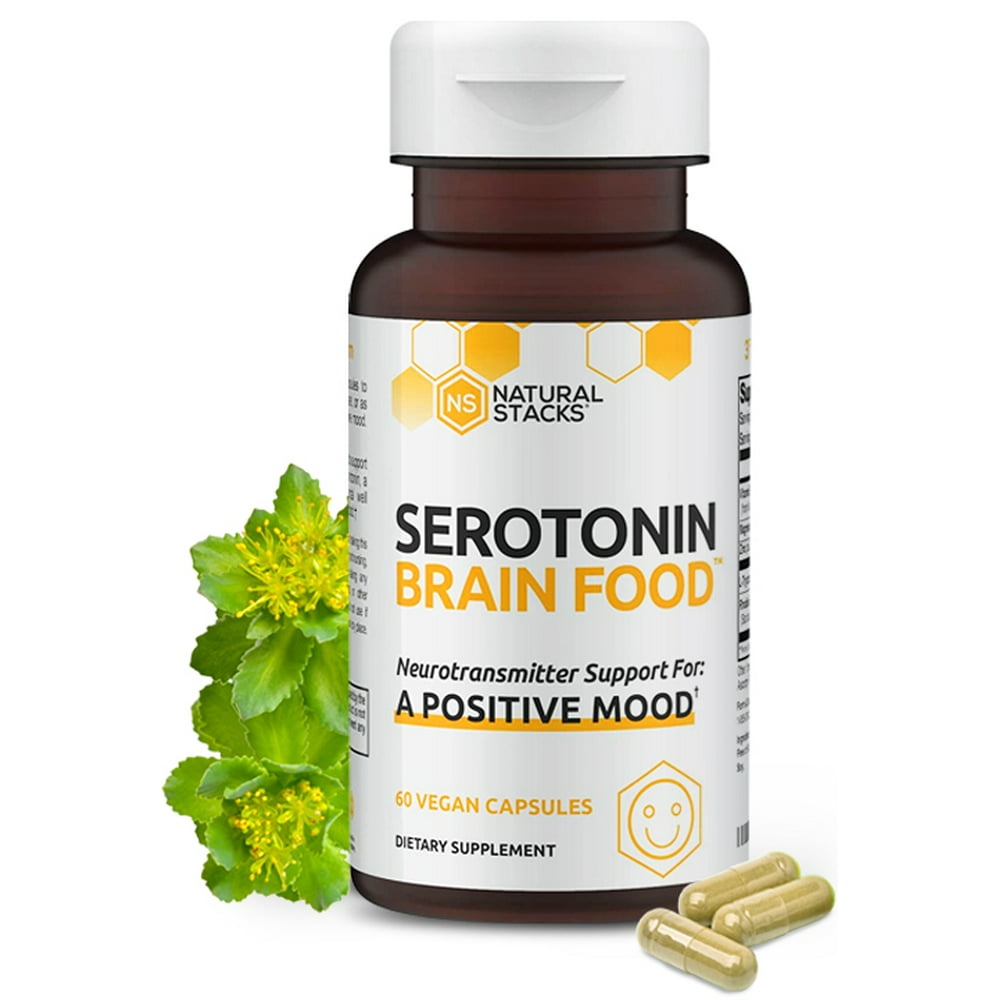 Natural Stacks Brain Food Serotonin Supplement Neurotransmitter
