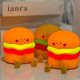 thumbnail image 4 of Fiudx Ofertas del día Lámpara de noche LED con forma de hamburguesa de silicona con expresión de color cambiante, soporte para teléfono móvil, lámpara de mesa pequeña, lámpara de regalo, 4 of 7