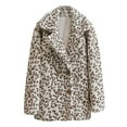 thumbnail image 1 of DPTALR Coupe-Vent Court Ample à Imprimé Léopard pour Femmes Automne et Hiver, 1 of 6