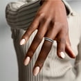 thumbnail image 2 of Ross-Simons 0.25 ct. t.w. White and Blue Diamond 3-Row Ring in Sterling Silver, Women's, Adult, 2 of 6
