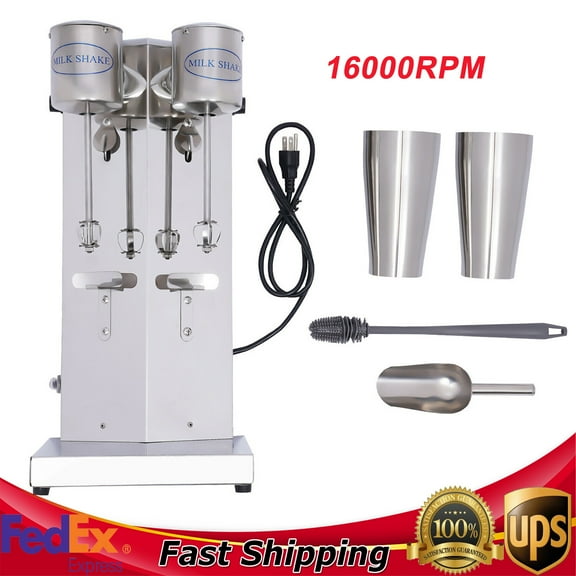 DENEST New Double-Head Electric Milk Shakers Commercial Milkshake Blenders Bar Machines