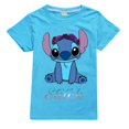 thumbnail image 3 of Camiseta de Anime de Disney para niños, camiseta de manga corta de algodón con patrón de punto de figura de dibujos animados, 100%, regalos de cumpleaños para niño y niña, 3 of 5