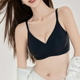 thumbnail image 4 of Blmnix Bralette Womens Bras Wireless Bras Seamless Bras Minimizer Bras Bralette Black Push Up Bras for Women,L, 4 of 4