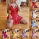 thumbnail image 3 of Conjunto De Pijama De Encaje Sexy Halter Hueco De Cuello Bajopangjing, 3 of 4