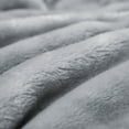 thumbnail image 4 of Clara Clark Ultra Plush Heavy Thick Raschel Imitation Mink Bed Blanket, 82 x 102, Silver, 4 of 5
