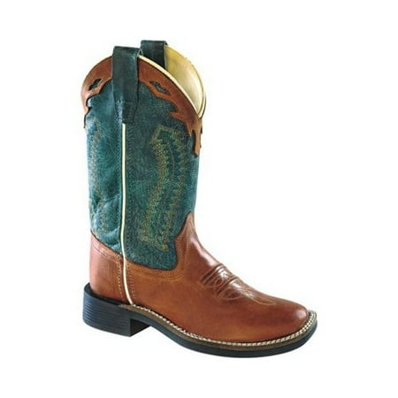 Kid S Old West Barnwood Denim Blue Top Cowboy Boots Kid S Old West Barnwood Denim Blue Top Cowboy Boots