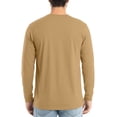 thumbnail image 5 of Dresfit Men's Thermal Shirts Solid Color Big and Tall Tops Fall Stretch Long Sleeve Crew Neck Muscle Tshirts 2025 Loose Fit Slim Fit Oversized Fashion Mint Green 4XL, 5 of 7