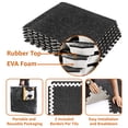 thumbnail image 4 of Sivan Fitness 1/2" Thick Rubber Top High Density EVA Foam Gym Flooring for Home Gym - 12 Interlocking Gym Floor Mat, 4 of 8