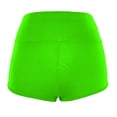 thumbnail image 4 of Tittly Shorts for Women Womens Shorts Womens High Waisted Cut Out Yoga Workout Gym Night Club Butt Lifting Booty Shorts Sweatpants Women Yoga Pants Green 4XL, 4 of 4