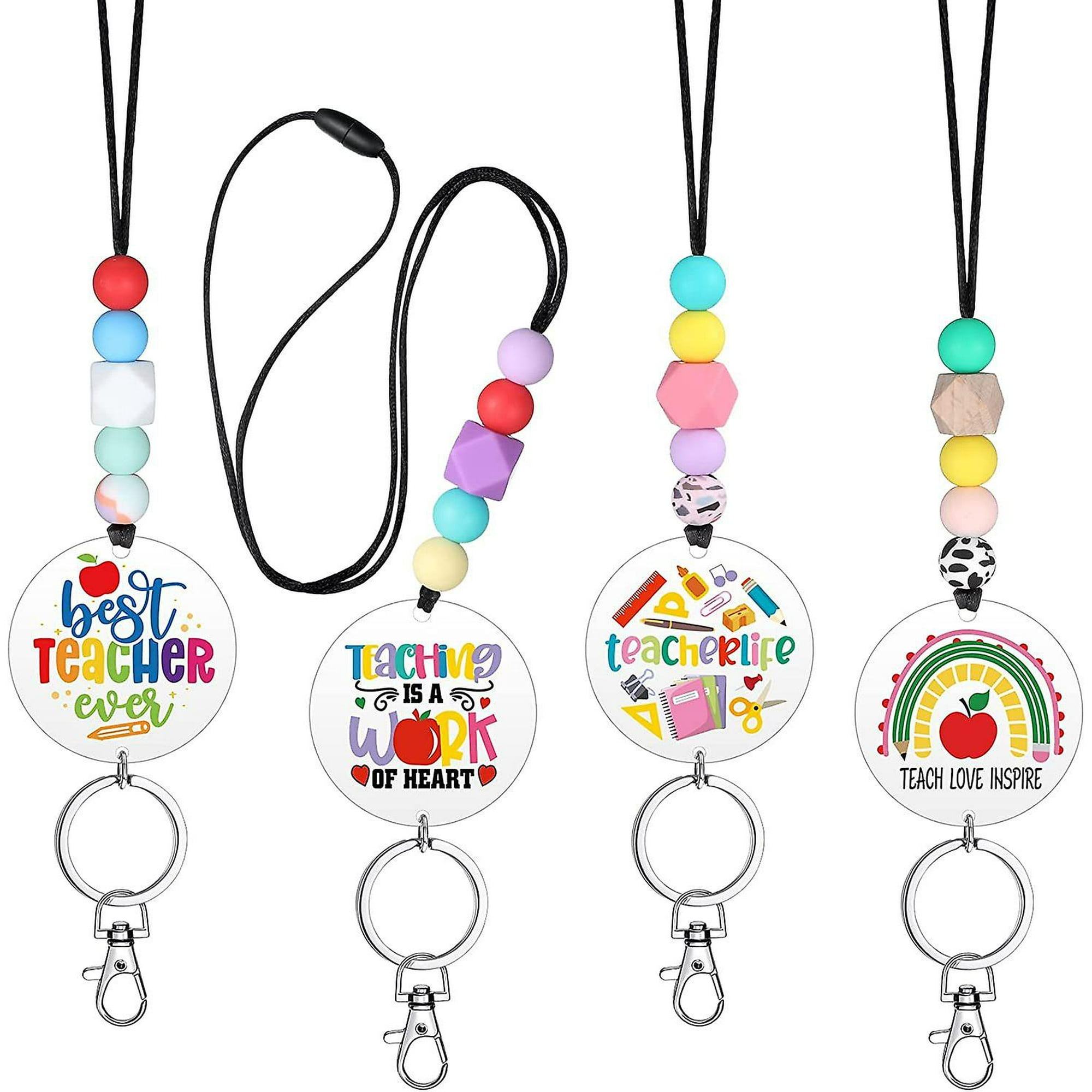 Pcs Teacher Lanyards for ID Badges Appreciation Gifts