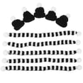 thumbnail image 1 of KAKOWELY 5 juegos de mini bufandas y sombreros para botellas de vino, adornos navideños para botellas de vino y decoraciones para vino., 1 of 5