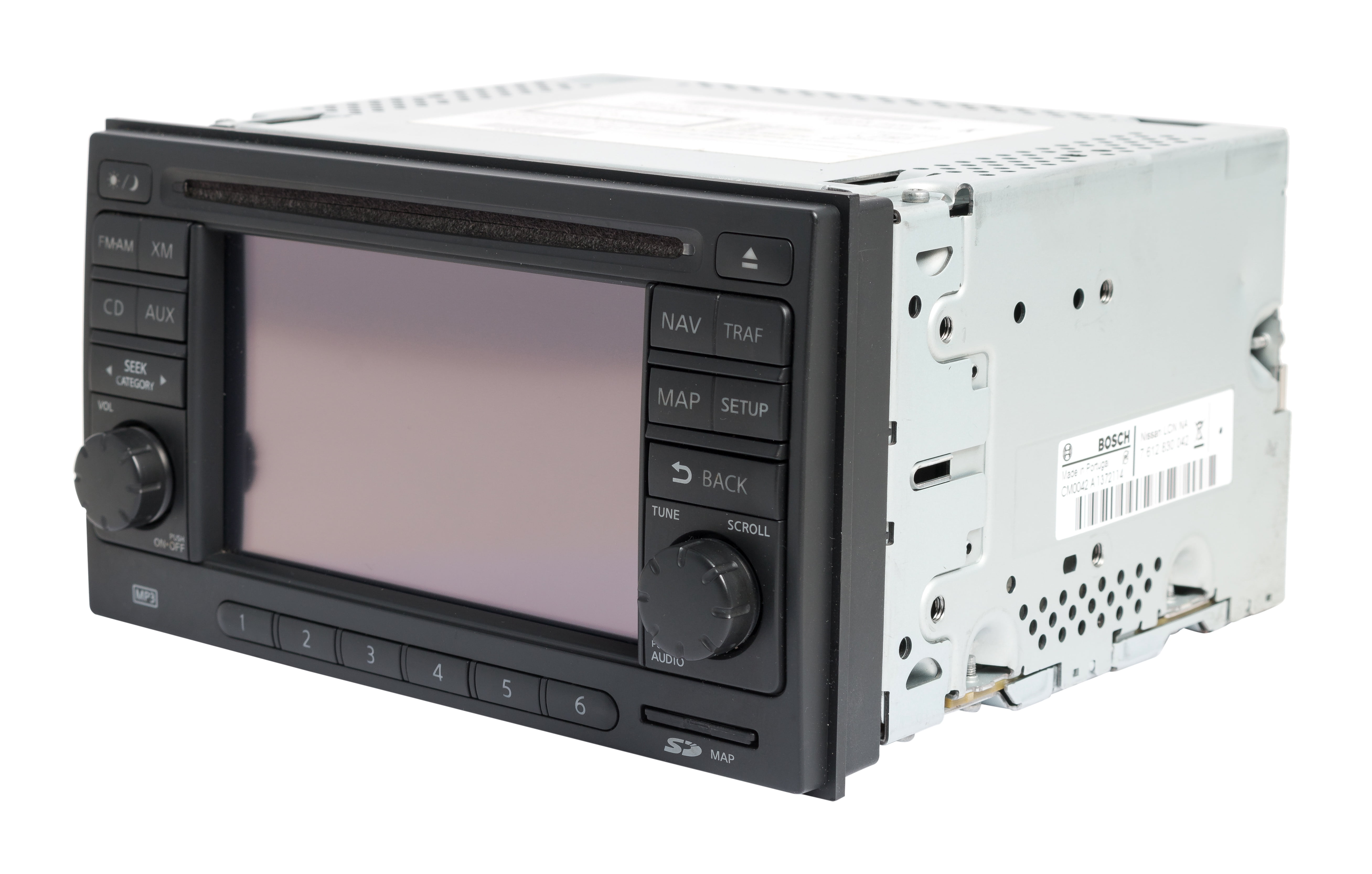 Restored 2011 Nissan Rogue AM FM Radio Single Disc CD Player Navigation Ready 25915-ZT51D (Refurbished)