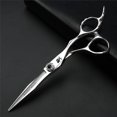 thumbnail image 5 of Tijeras de peluquería de 15 cm (6 pulgadas) de acero japonés 440C, tijeras profesionales de barbero con cuchillas afiladas y mango ergonómico., 5 of 5
