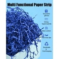 thumbnail image 4 of Relleno de papel arrugado Raissily, 700 g, color azul marino, 4 of 7
