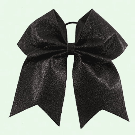Glitter Cheer Bows for Girls and Women - Complete Your Cheerleader Outfit with Strong Hair Ties