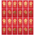 thumbnail image 2 of 24 sobres de Año Nuevo Chino 2025 con adorables dibujos de serpientes rojas para el Año Nuevo Lunar, el Festival de Primavera, el dinero de la suerte, la boda o el cumpleaños, 2 of 7