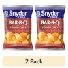 (2 pack) Snyder of Berlin Bar-B-Q Potato Chips, Gluten-Free, 1 oz Bag