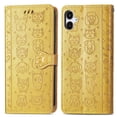thumbnail image 2 of Funda Cartera FOXDOCK para Samsung Galaxy A07 , Flip PU con Relieve de Gatos y Perros, Tarjetero y Soporte, 2 of 6