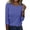 Blue #068, variant on Ribbed 3/4 Sleeve Shirts for Women Slim Fitted Tight T-Shirts Crewneck Basic Tee Tshirt 2026 Fall Casual Tops Beige S