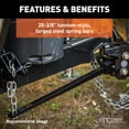 thumbnail image 6 of CURT 17422 Short Trunnion Bar Weight Distribution Hitch with Sway Control, Up to 15K, 2-In Shank, 2-5/16-Inch Ball, 6 of 7