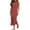 Wine, variant on YuXingFu Seersucker Dress Women Maxi Square Neckline Plus Size Womens Dress Sleeveless Wrap Long Casual Summer White S