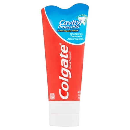 Colgate Cavity Protection Great Regular Flavor Fluoride Toothpaste, 3.5 oz