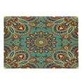 thumbnail image 1 of Mandala Cutting Board, Pattern Style Eastern Medieval Motifs Oriental Ethnic, Decorative Tempered Glass Cutting and Serving Board, Large Size, Teal Indigo Ruby, by Ambesonne, 1 of 1