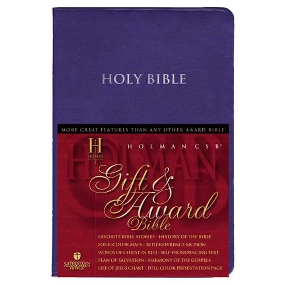 Pre-Owned HCSB Gift & Award Bible, White Imitation Leather (Hardcover)