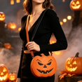 thumbnail image 7 of LILIYA Womens Halloween Pumpkin Crossbody Bags Cute Funny Candy Purse Novelty 3D Shoulder Bag Halloween Holiday Tote Handbag with Chain, 7 of 7
