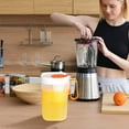 thumbnail image 5 of XIAOLE Water Infuser Pitcher, 2.5l Plastic Water Pitcher With Lid And Fruit Infuser, Shatter-Proof Water Jug Fruit Infusion Pitcher For Iced Tea, Lemonade, Juice, Beverage (Orange), 5 of 9