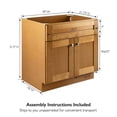 thumbnail image 2 of Pemberly Row Contemporary 30" Wood Bathroom Vanity Without Top in Birch, 2 of 6