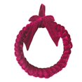 thumbnail image 3 of Adorno colgante de corona de terciopelo navideño, corona navideña para puerta de entrada, decoración navideña para fiestas navideñas, decoración del 35 x 35 x 5 cm, 3 of 9