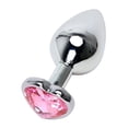 thumbnail image 5 of Dengjunhu Love Heart Rhinestone Stainless Steel Anal Plug Prostate Massage Adults Sex Toy, 5 of 7