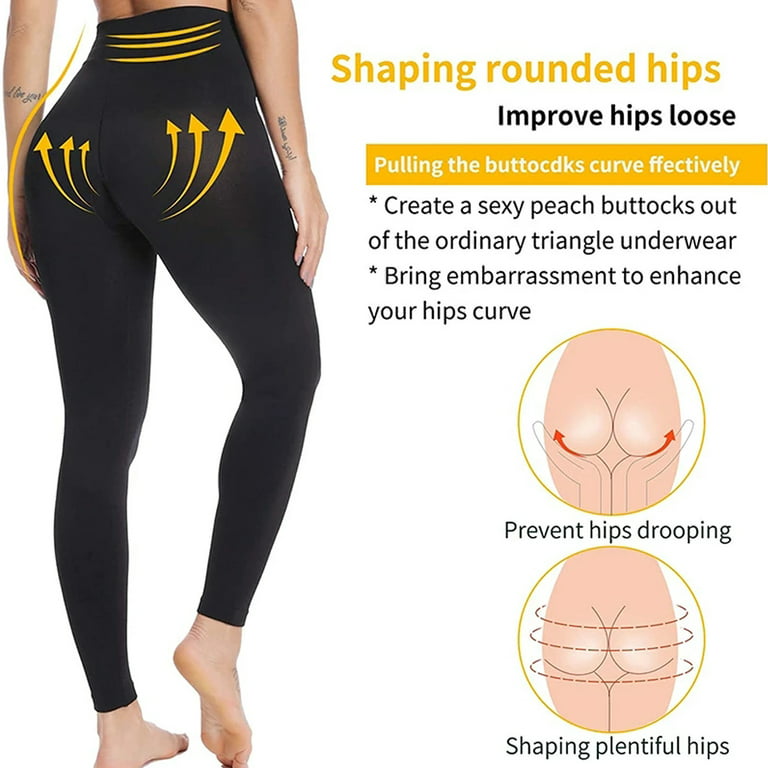 SHAPERIN Women Anti Cellulite Compression Leggings Slimming High Waist  Tummy Control Panties Thigh Slimmer 