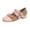 Pink, variant on HomeDM Women's Low Block Heels Mary Jane Shoes Closed Round Toe Buckle Strap Wedding Party Dress Shoes, Pink Size 9