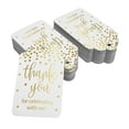thumbnail image 2 of Inkdotpot Pack Of 100 ThankYou For Celebrating With Me Birthday Favor Paper Tags Craft Real Gold Foil Hang Tags, 2 of 6