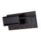 thumbnail image 1 of Soporte de madera para llaves y correo, estante para llaves, decoración de pared, organizador de correo y llaves Negro, 1 of 7