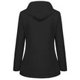 EHTMSAK Womens Rain Jacket Removable Liner Womens Rain Coat Long