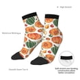 thumbnail image 6 of Rocae Autumn Pumpkins for Premium Adult Socks,Comfortable, Breathable, and Durable Socks, Perfect for Everyday Wear, 6 of 7